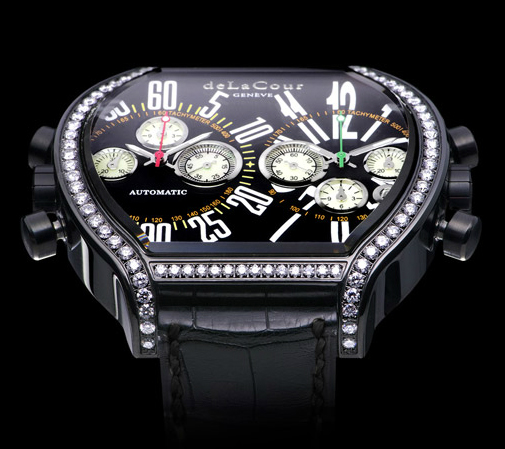 Replica DeLaCour Bichrono SII PVD Steel Replica Watch